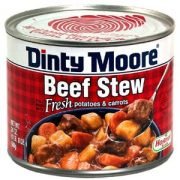 Bargain brand Dinty Moore in a Can